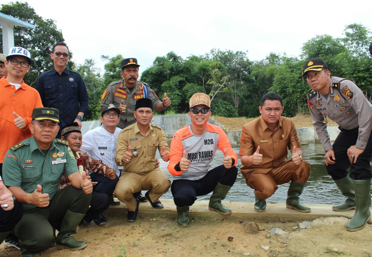 Bupati Harapkan Bendungan Dan Irigasi D.I Sukaraya Banyak Memberi Manfaat