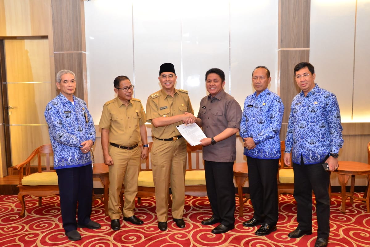 Audiensi Dengan Gubernur, Bupati Sampaikan Kondisi Banjir Di Musi Rawas