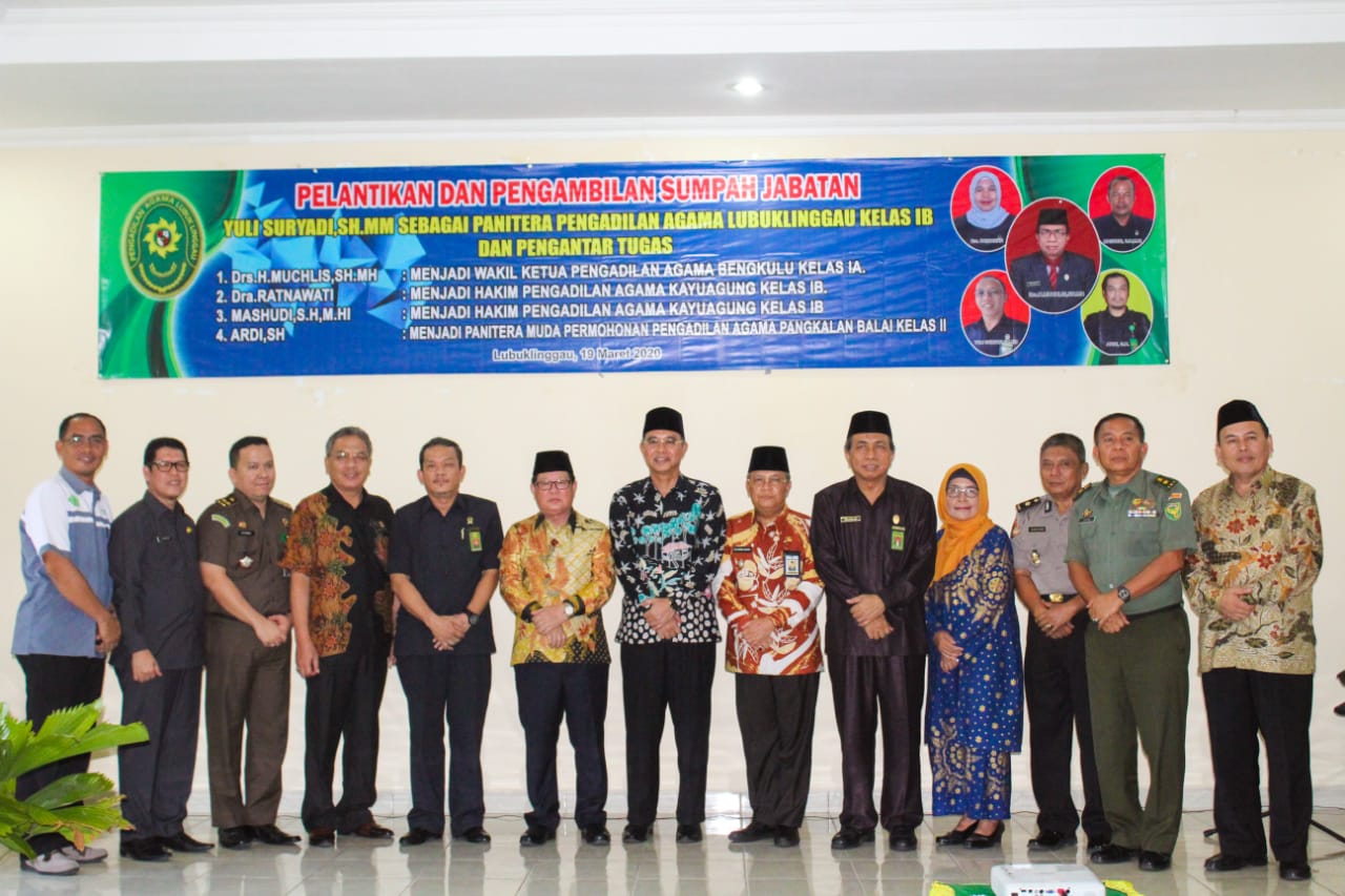 Bupati Mura Hadiri Perpisahan Dan Pengantar Tugas Pengadilan Agama Lubuklinggau