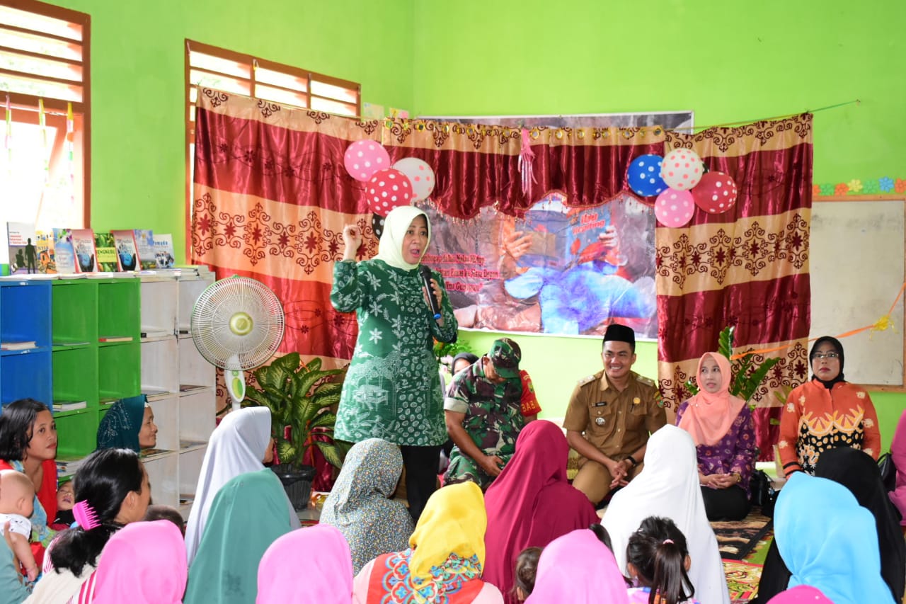 Bunda Baca Sosialisasikan Cegah Stunting di Desa Pulau Panggung
