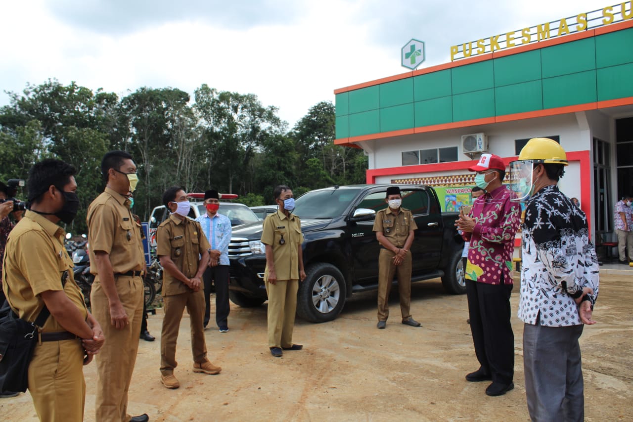 Bupati H Hendra Gunawan Tinjau Puskesmas Sungai Bunut