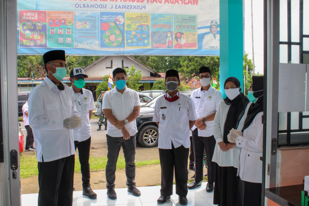 Antisipasi Covid-19, Bupati H2G Tinjau Kesiapan Puskesmas di Tugumulyo