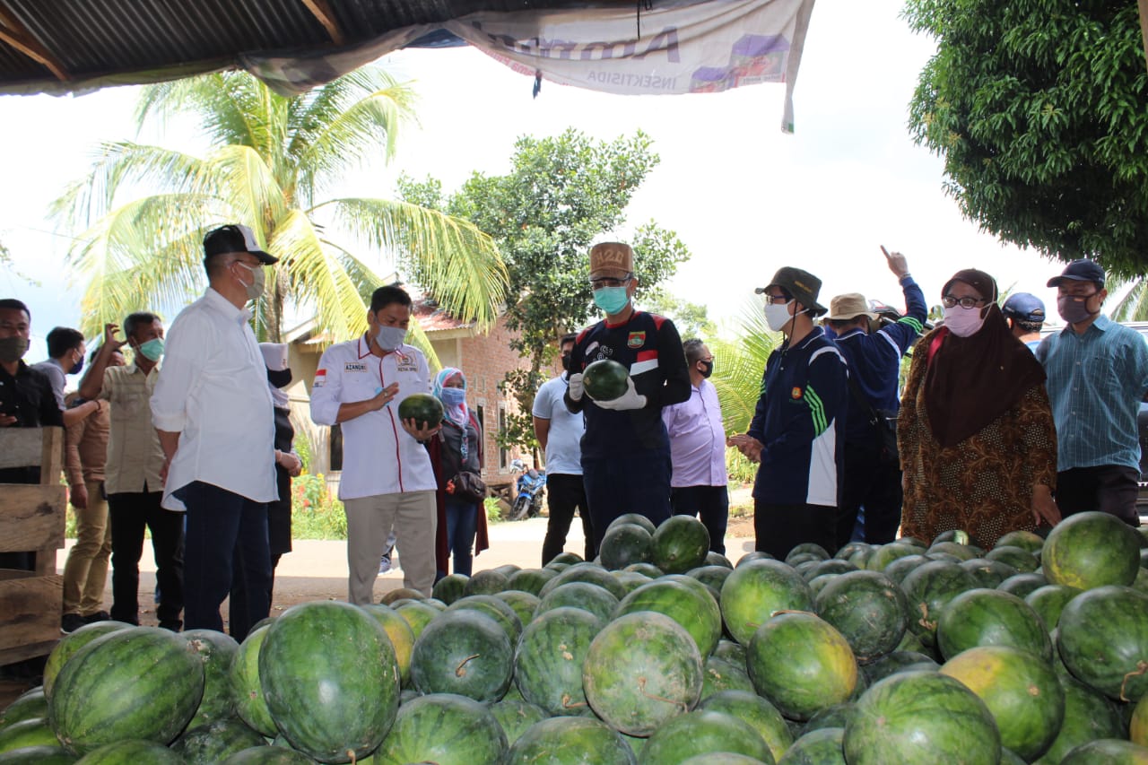 Pastikan Ketersediaan Pangan, Bupati dan Ketua DPRD Mura Tinjau Beberapa Gudang