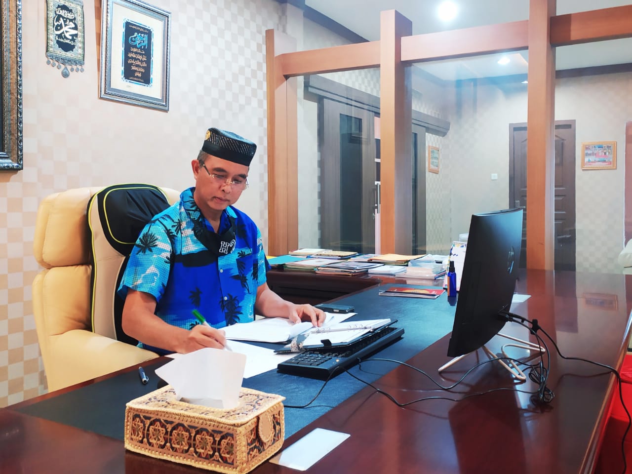 Bupati Mura Pimpin Rapat Bersama Jajaran Kecamatan Selangit