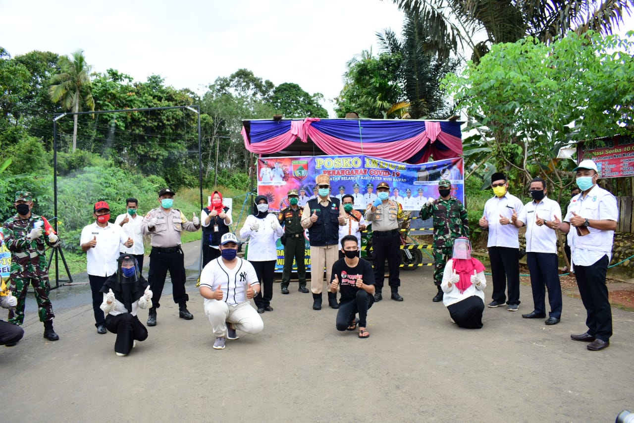 Bupati Bersama Kapolres Kembali Tinjau 4 Posko Perbatasan