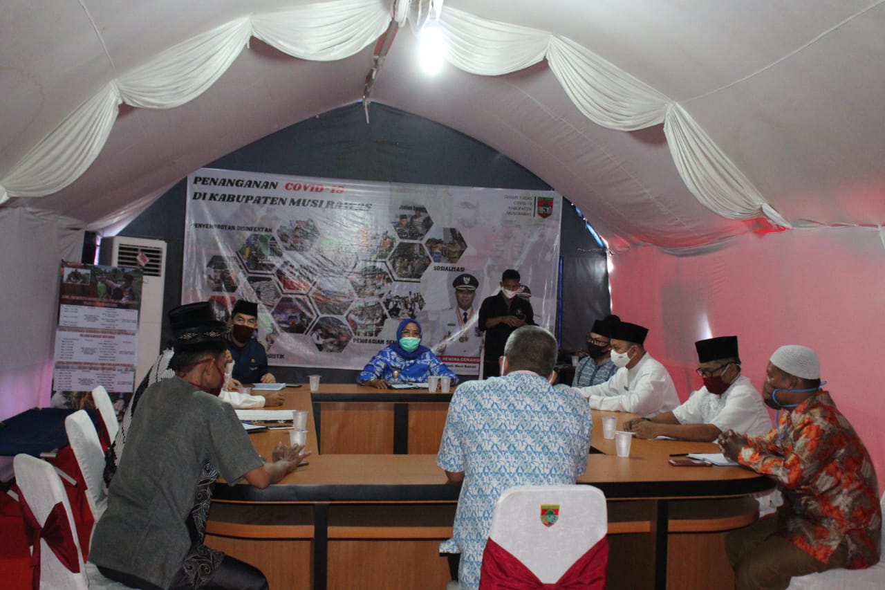 Pelaksanaan New Normal, Wabup Mura Pimpin Rakor Pembukaan Rumah Ibadah