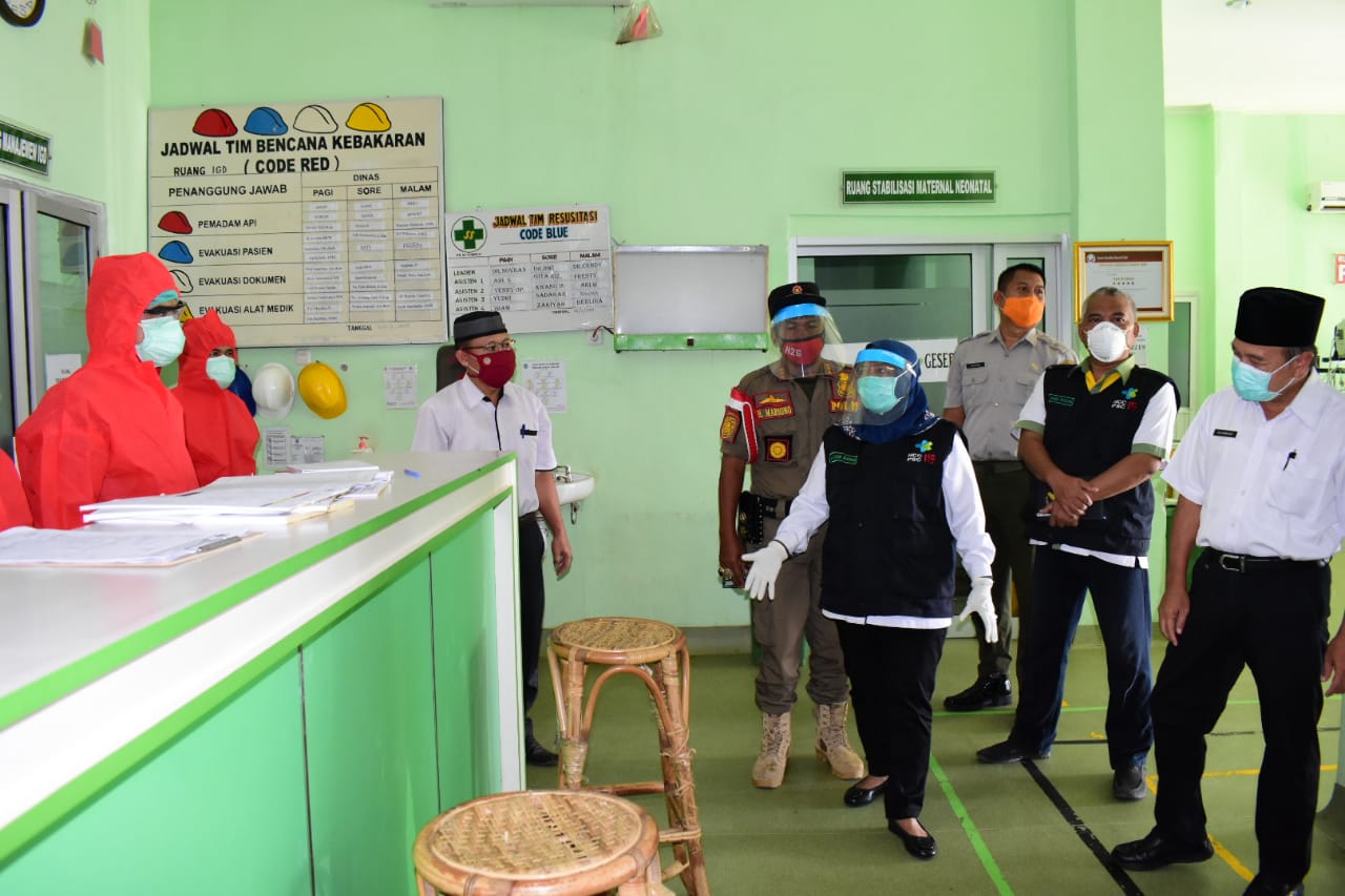 Wabup Mura Tinjau Kesiapan RSUD Untuk Pencegahan Covid-19