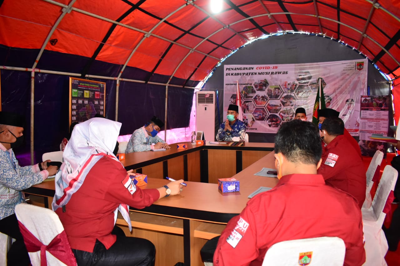 Laporkan Tahapan Pilkada, KPU Mura Gelar Audiensi Bersama Bupati