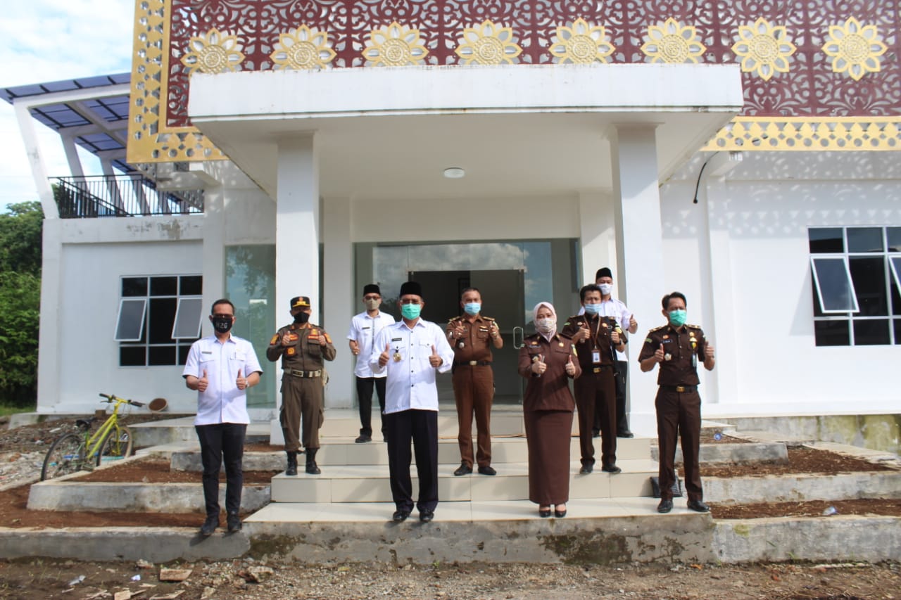 Bupati dan Kajari Tinjau Gedung Sementara Kantor Kajari Musi Rawas