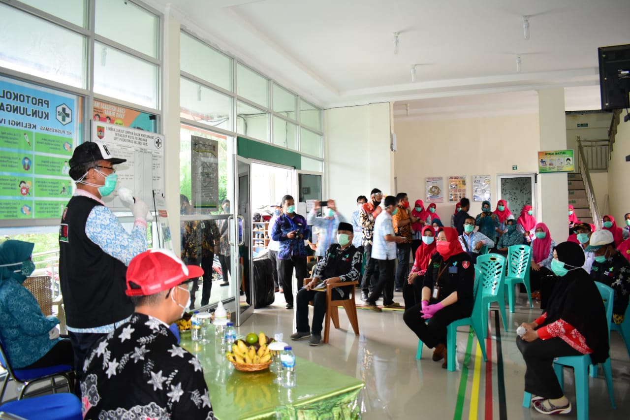 Era New Normal, Bupati Tinjau Kesiapan Puskesmas Kelingi IV C dan Puskesmas Megang Sakti