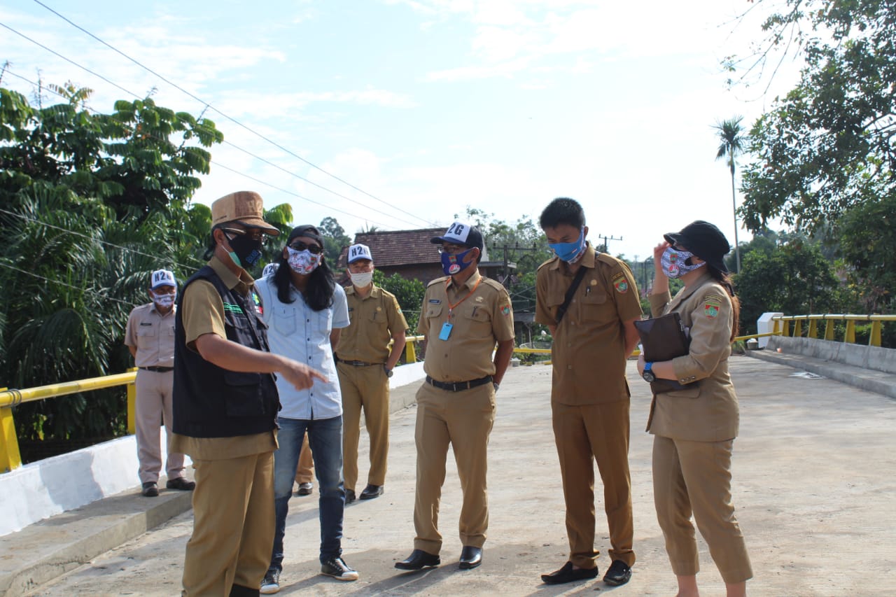 Bupati Mura Lakukan Peninjauan Jalan Lubuk Besar - Sungai Bunut dan Jembatan Kertosono