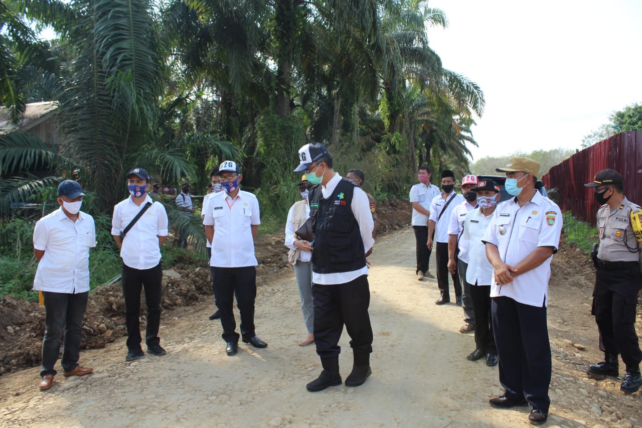 Bupati Mura Tinjau Kegiatan Peningkatan Jalan Ciptodadi I, II dan Desa Jayatunggal