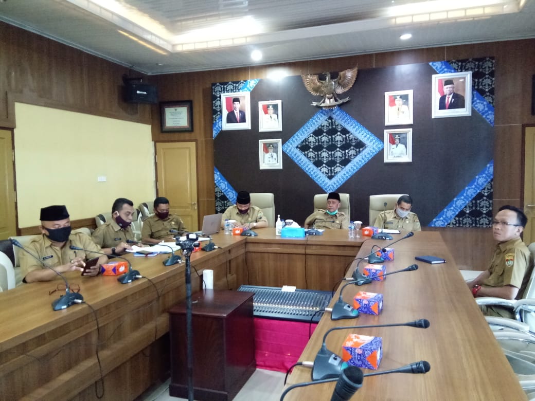 Rakor Program Penertiban Barang Milik Daerah dan Program Pelayanan Pertanahan Bersama KPK Digelar Me