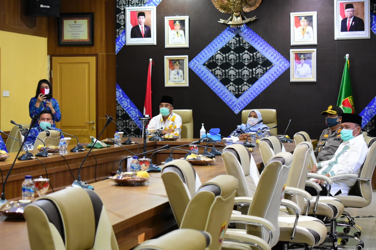 Bupati Mura Ikuti Vidcon Puncak Peringatan HANI 2020