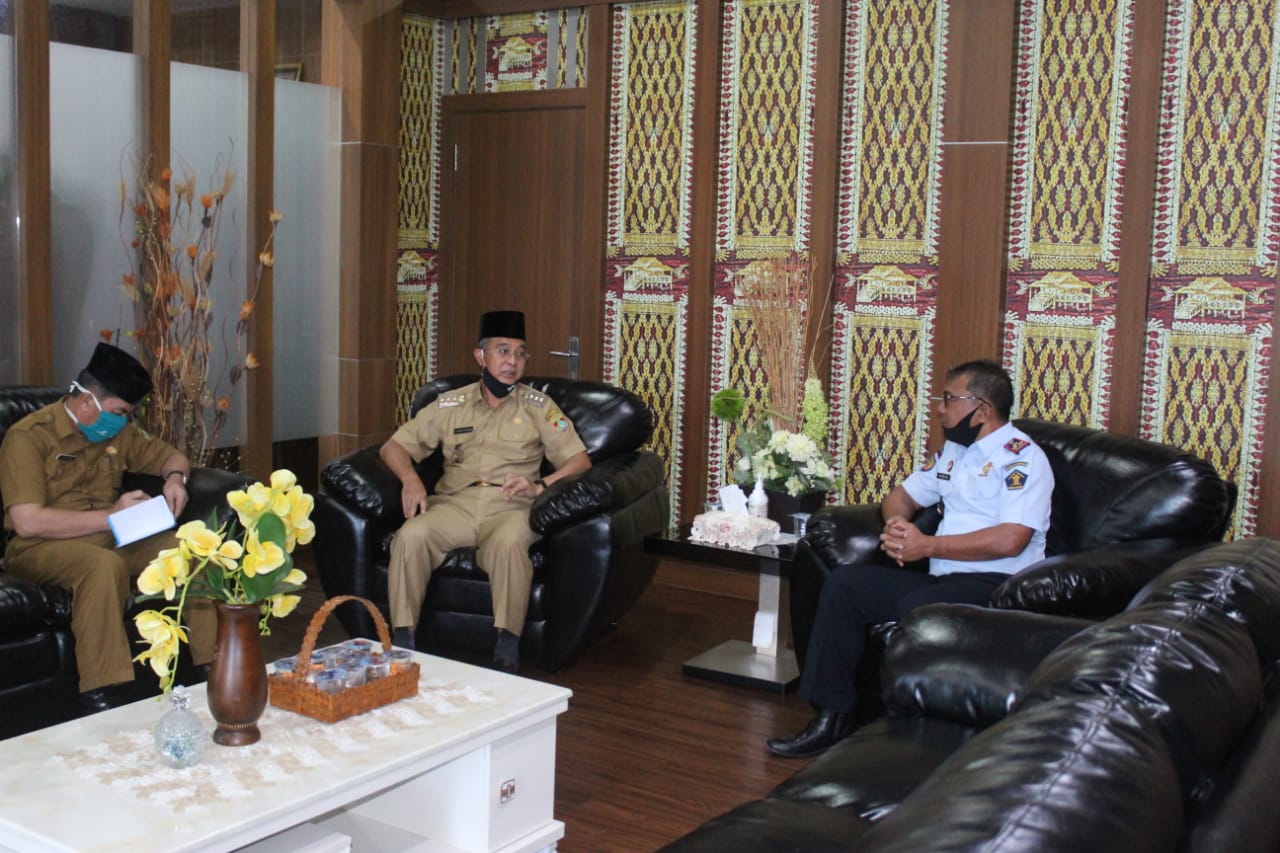 Bupati Mura Terima Audiensi Kalapas Narkotika Muara Beliti