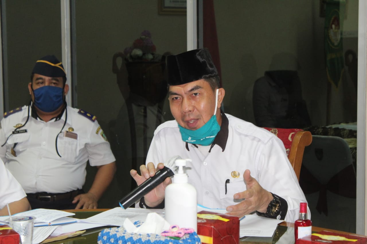 Asisten I Mura Pimpin Rapat Evaluasi Pelaksanaan Kerjasama Tahun 2018 dengan perusahaan Minyak dan G