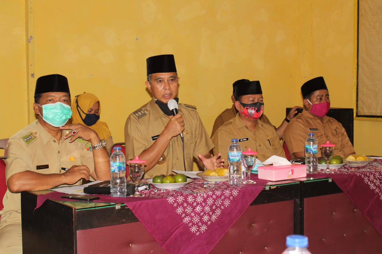 Bupati Lakukan Monitoring dan Pembinaan Pemuktahiran DTKS di Kecamatan Tugumulyo