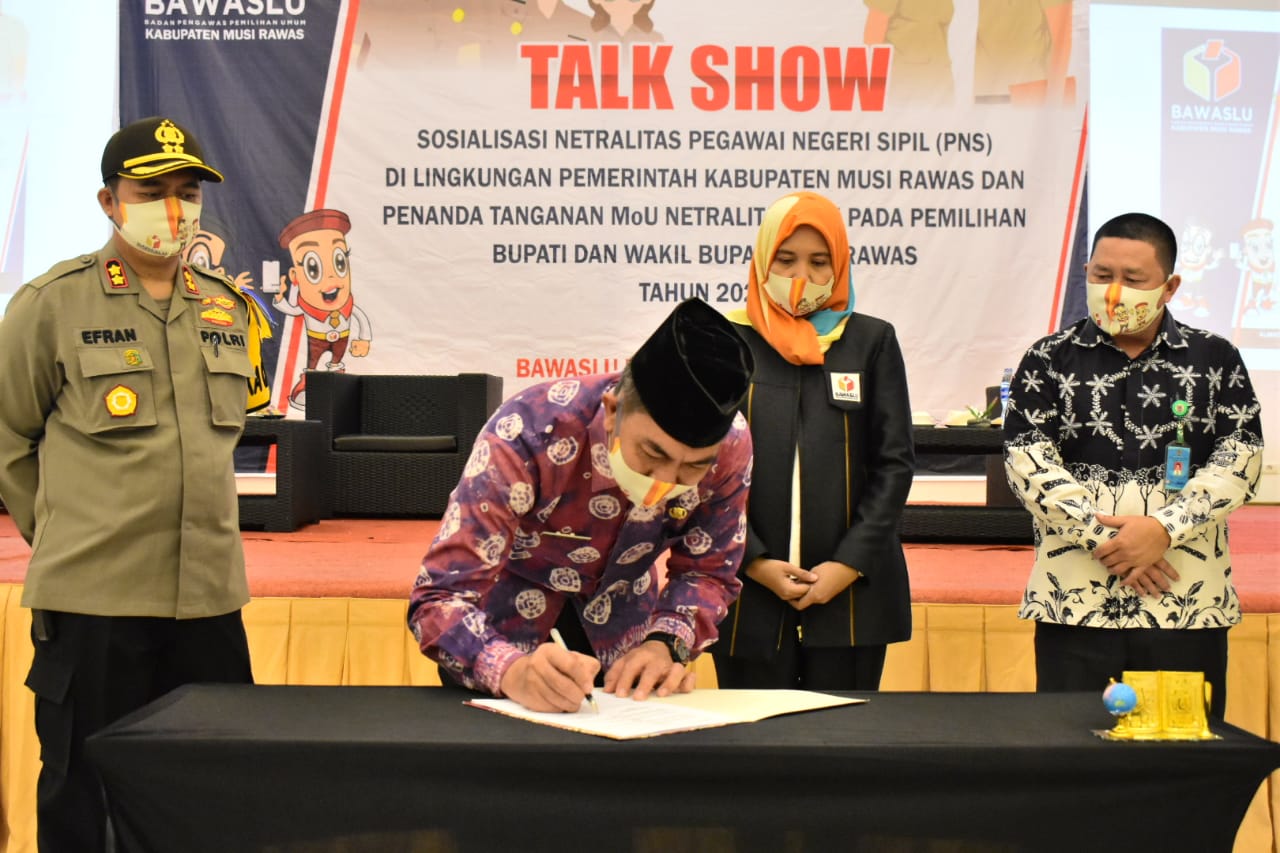 Pemerintah Kabupaten Musi Rawas tandatangani MoU Netralisasi ASN