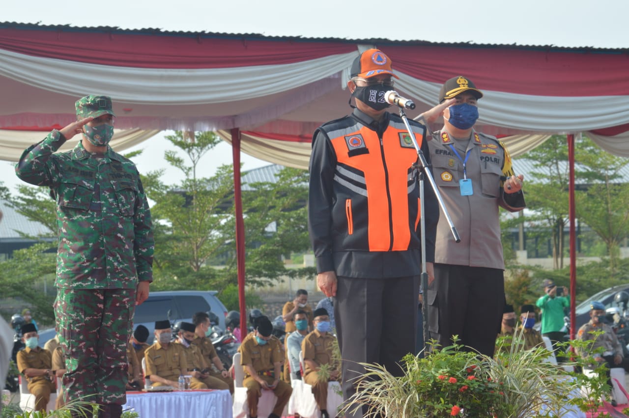 Apel Gelar Pasukan, Bupati : Pencegahan Karhutla di Mura Adalah Tugas Kita Semua