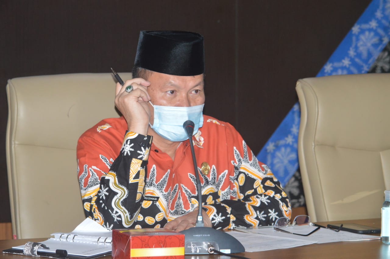 Asisten II Pimpin Rapat Evaluasi Kegiatan Fisik di Lingkungan Kabupaten Musi Rawas