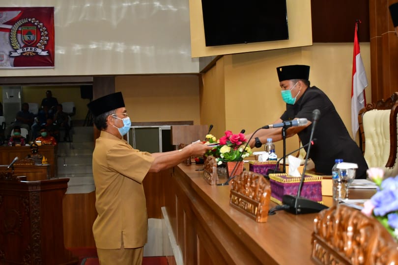 Paripurna, Bupati Mura Sampaikan Nota Keuangan dan Raperda APBD Perubahan TA 2020