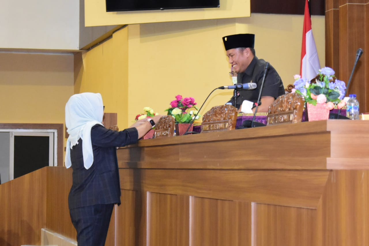Wakil Bupati Musi Rawas mengikuti Rapat Paripurna DPRD Kabupaten Musi Rawas