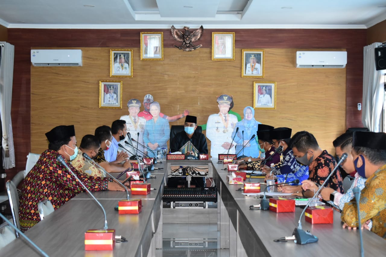 Persiapan Launching Pilkada Kabupaten Mura, KPU Audiensi Bersama Bupati