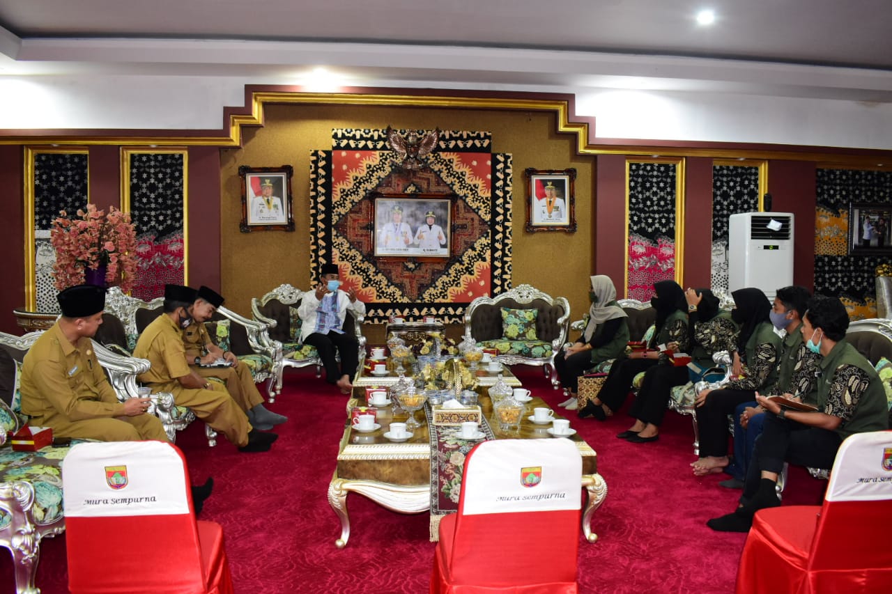 Audiensi Bupati Musi Rawas bersama Tim Indonesia Mengajar