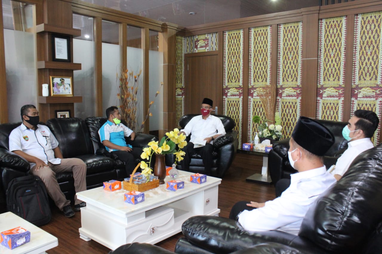 Bupati H2G Menerima Audiensi Pengurus NPCI Provinsi Sumsel