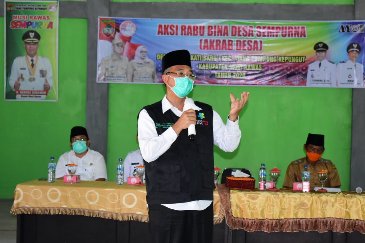 Bupati Jalankan Program Akrab Desa dengan 6 Desa Kecamatan Tiang Pumpung Kepungut