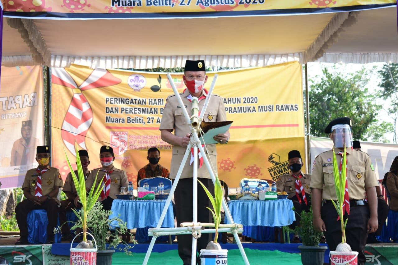 Pemerintah Kabupaten Musi Rawas peringati Hari Pramuka ke 59 Tahun 2020