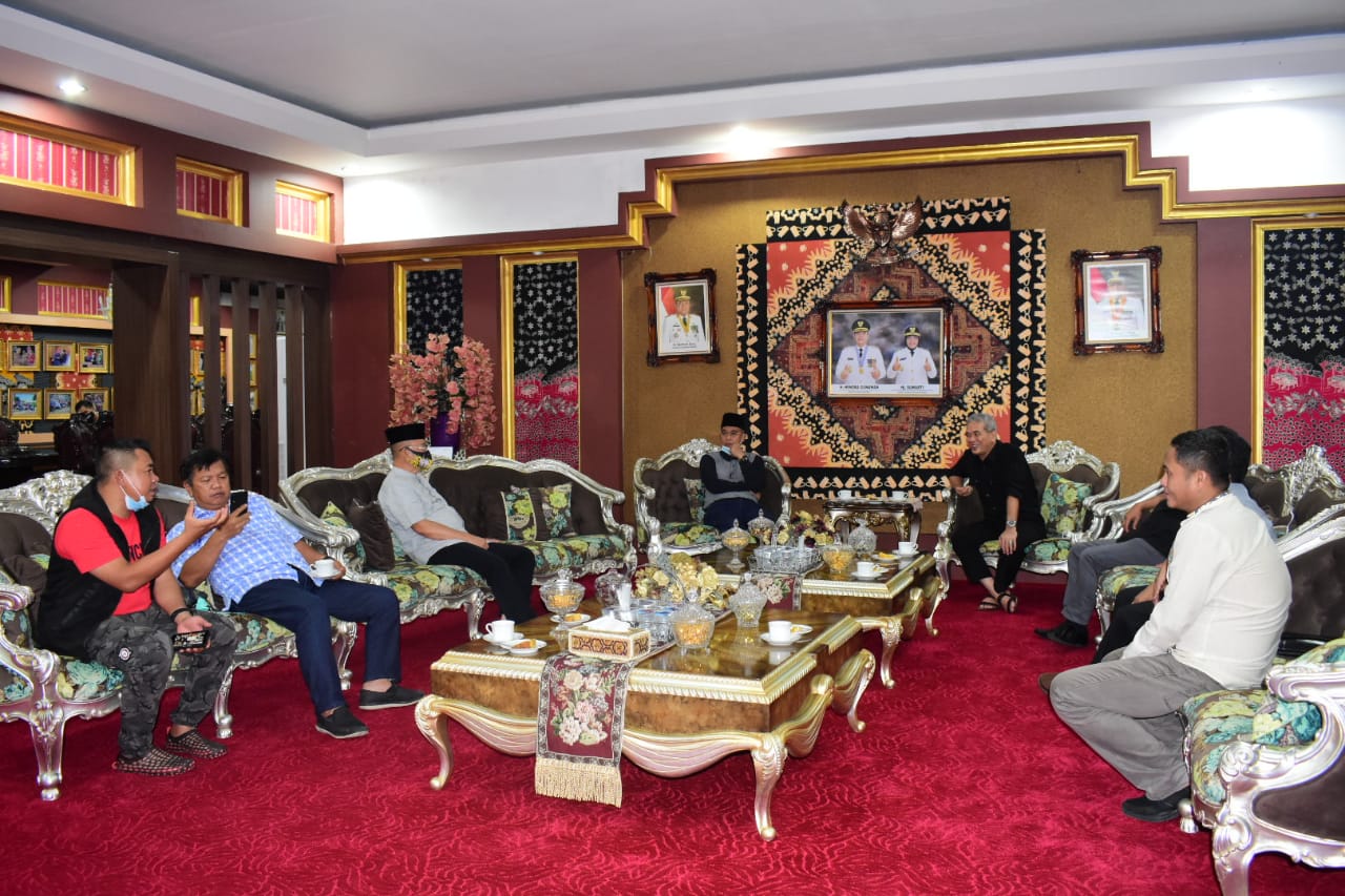 Silaturahmi Bupati Musi Rawas bersama Asisten II Pemerintah Provinsi Sumatera Selatan beserta tim PT