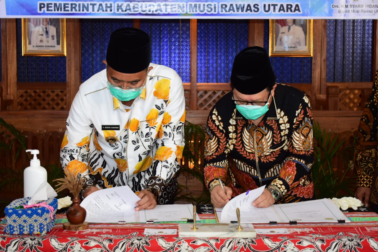 Pemkab Mura dan Muratara Tanda tangani MOU