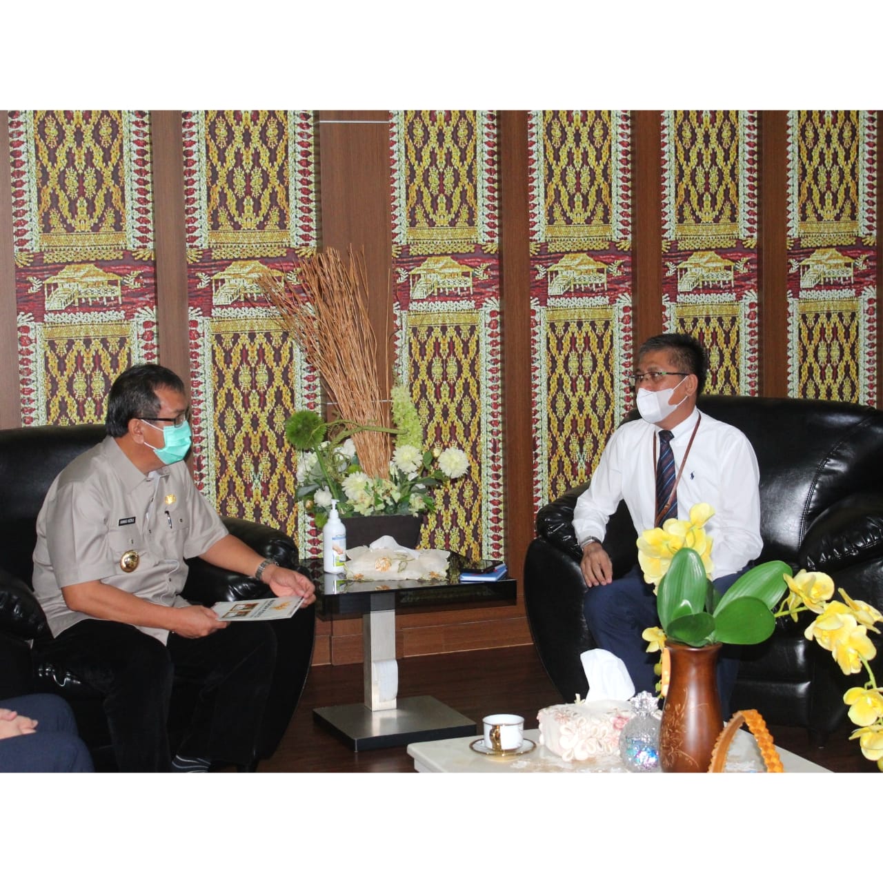 Pjs Bupati Musi Rawas Terima Audiensi Pimpinan Bank Sumsel Babel Cabang Lubuklinggau dan Muara Belit