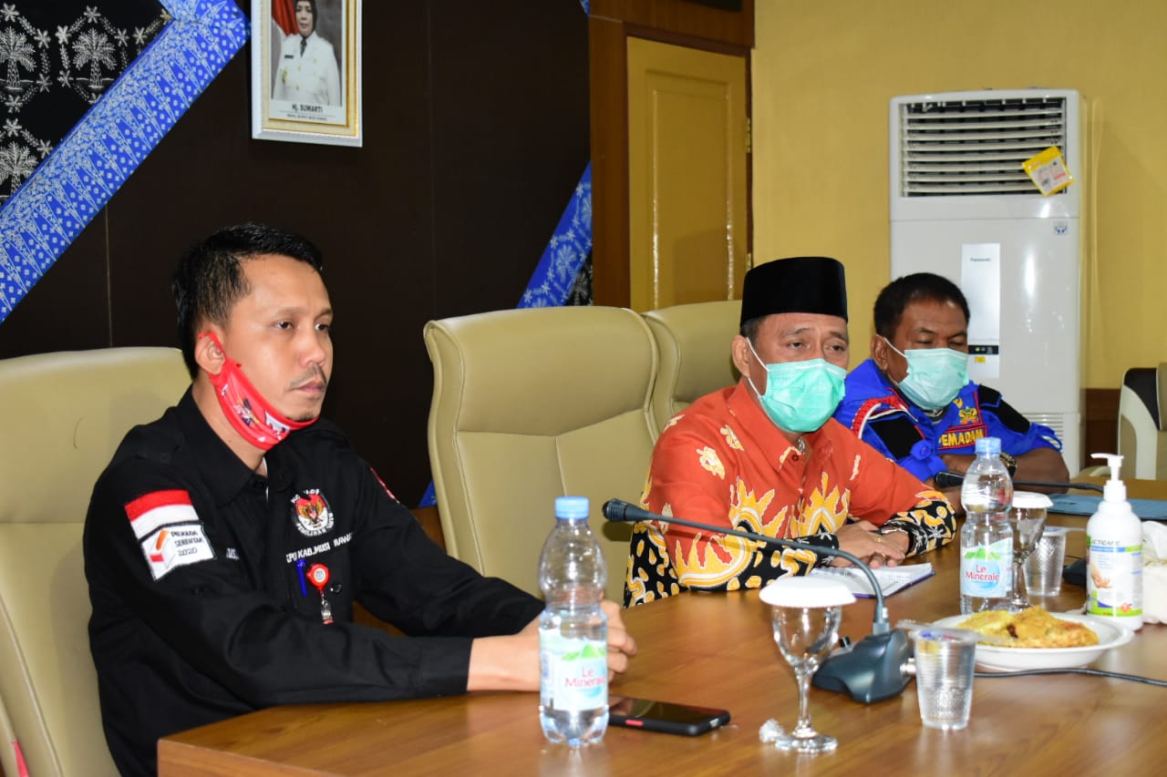 Sekda Kabupaten Musi Rawas pimpin Rapat pembahasan Logistik Linmas Pilkada Tahun 2020