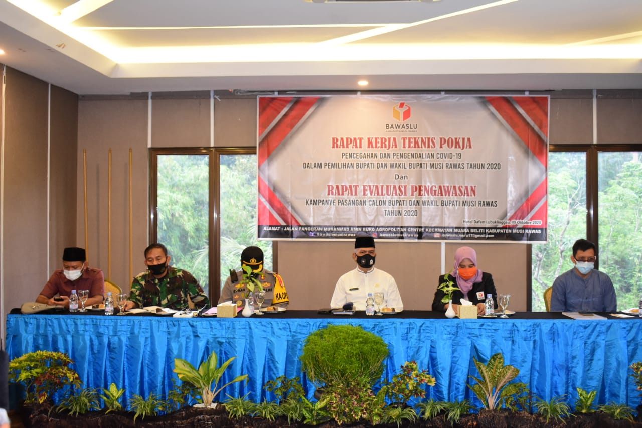 Rapat Kerja Teknis Pokja Pencegahan dan Pengendalian Covid-19 dalam Pilkada 2020