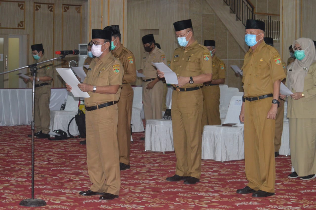 Sekda Mura Pimpin Pembacaan Ikrar Netralitas Aparatur Sipil Negara Dalam Pilkada Serentak Tahun 2020