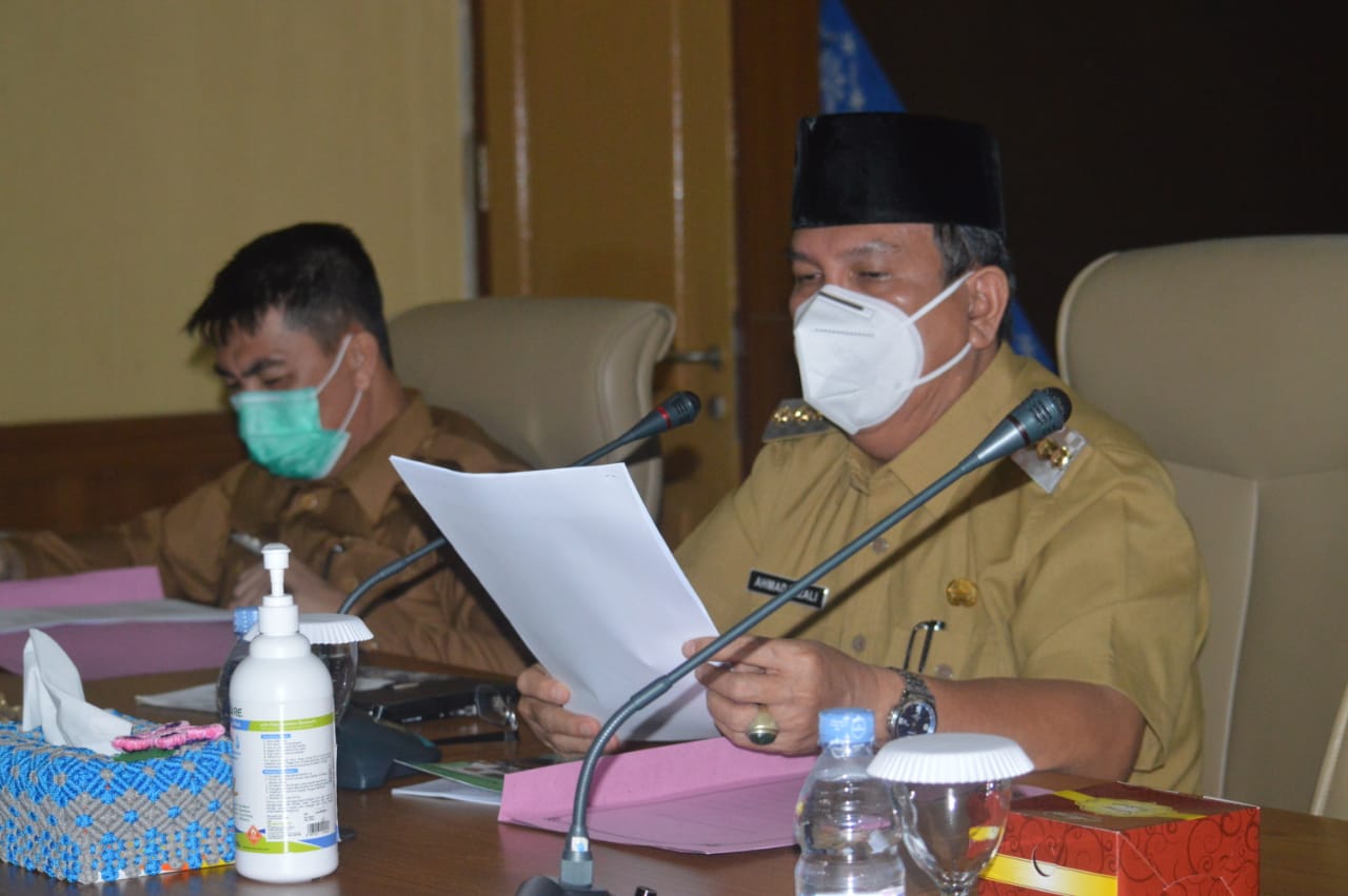 Pjs Bupati Mura Pimpin Langsung Rapat Pemanfaatan Data Bansos Untuk Penggunaan Aplikasi ABS