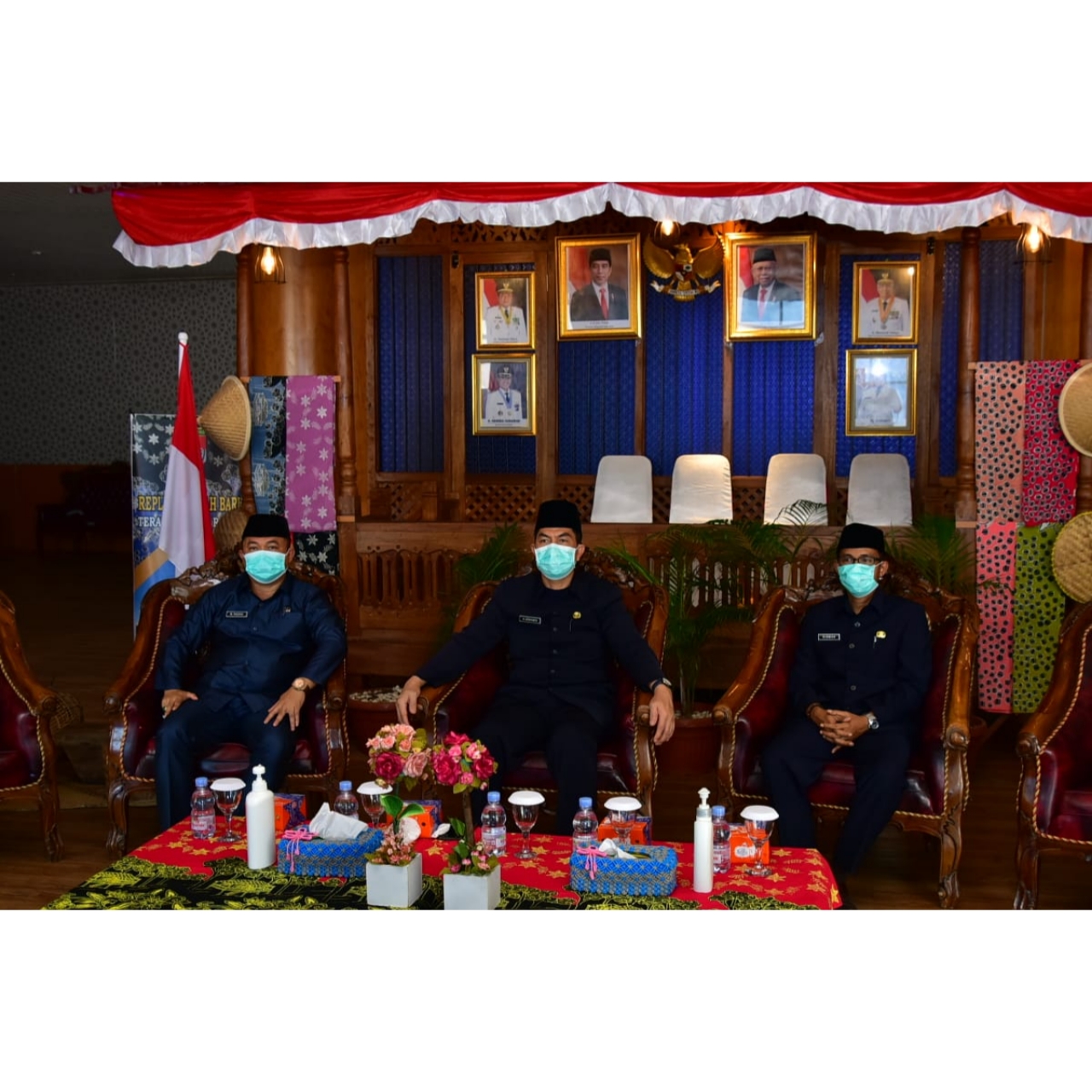 Pemkab Musi Rawas menghadiri Rapat Paripurna DPRD Kabupaten Muara Enim secara Virtual