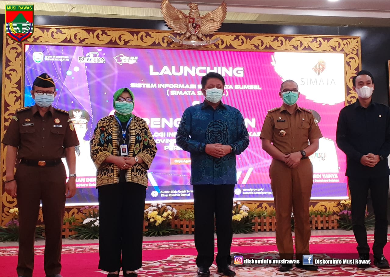 Pemkab Musi Rawas menghadiri Pengukuhan DETIKDA Provinsi Sumsel Periode 2020-2023