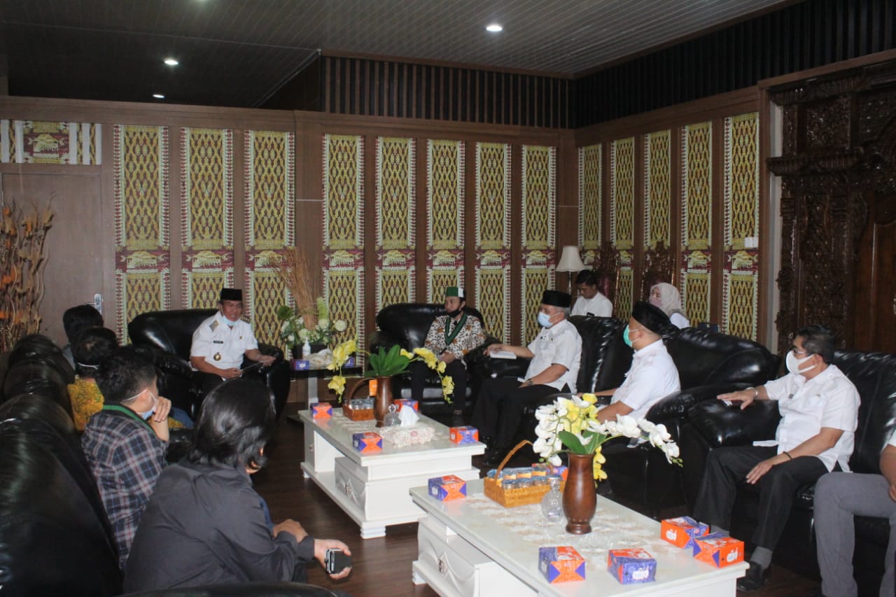 Pjs Bupati Mura Terima Audiensi Pengurus HMI Badan Koordinasi Sumbagsel