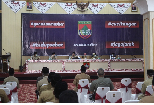 Pjs. Bupati Musi Rawas Pimoin Rapat Staf Mingguan Bersama OPD dan Camat