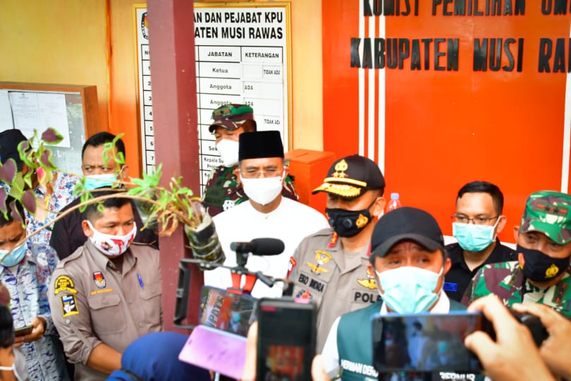 Gubernur Sumsel Pantau Pelaksanaan Pilkada di Mura