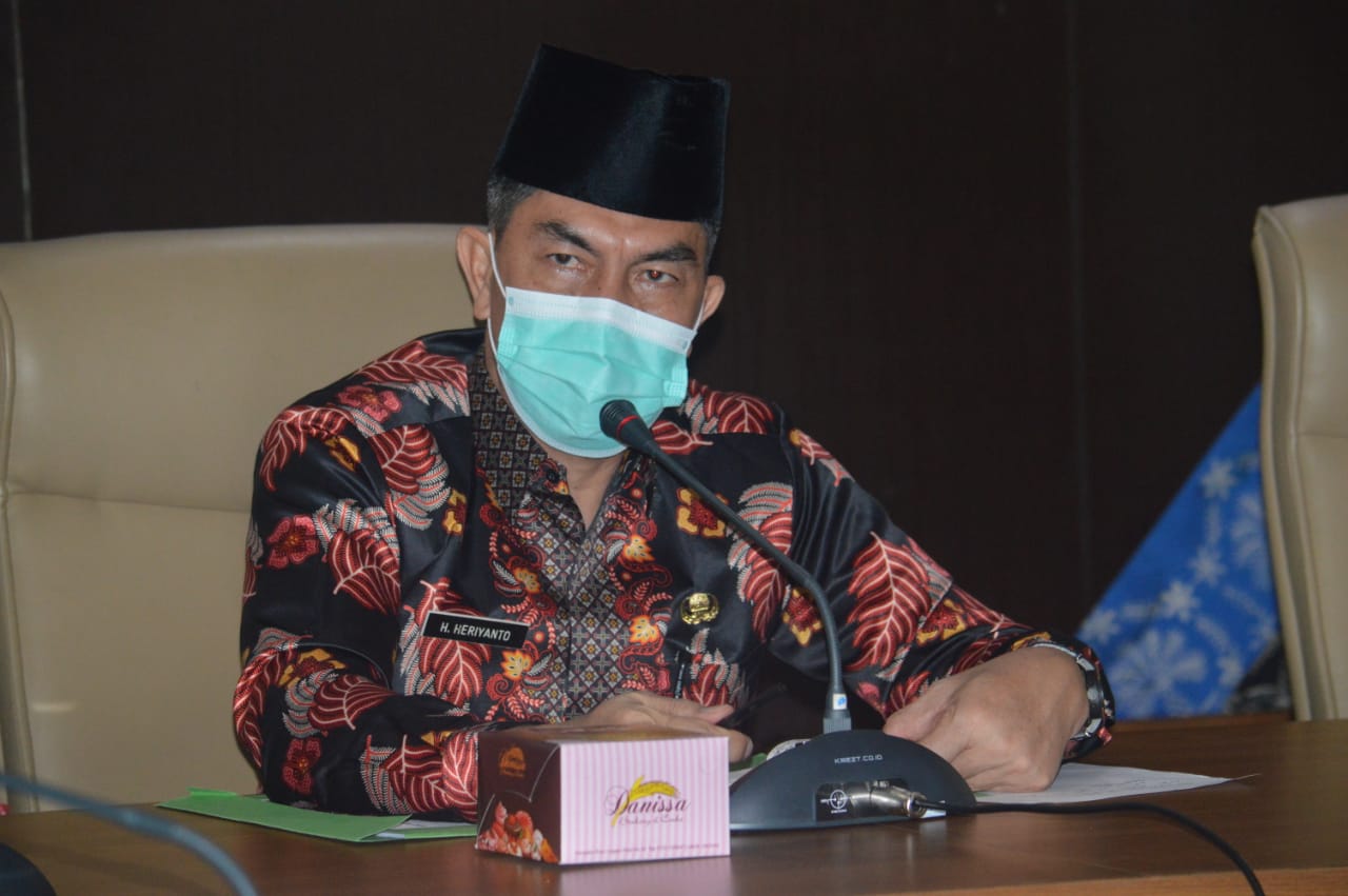 Asisten I Mura Pimpin Rapat Persiapan Penyelenggaraan Pembelajaran Tatap Muka Jenjang PAUD, SD, SMP,