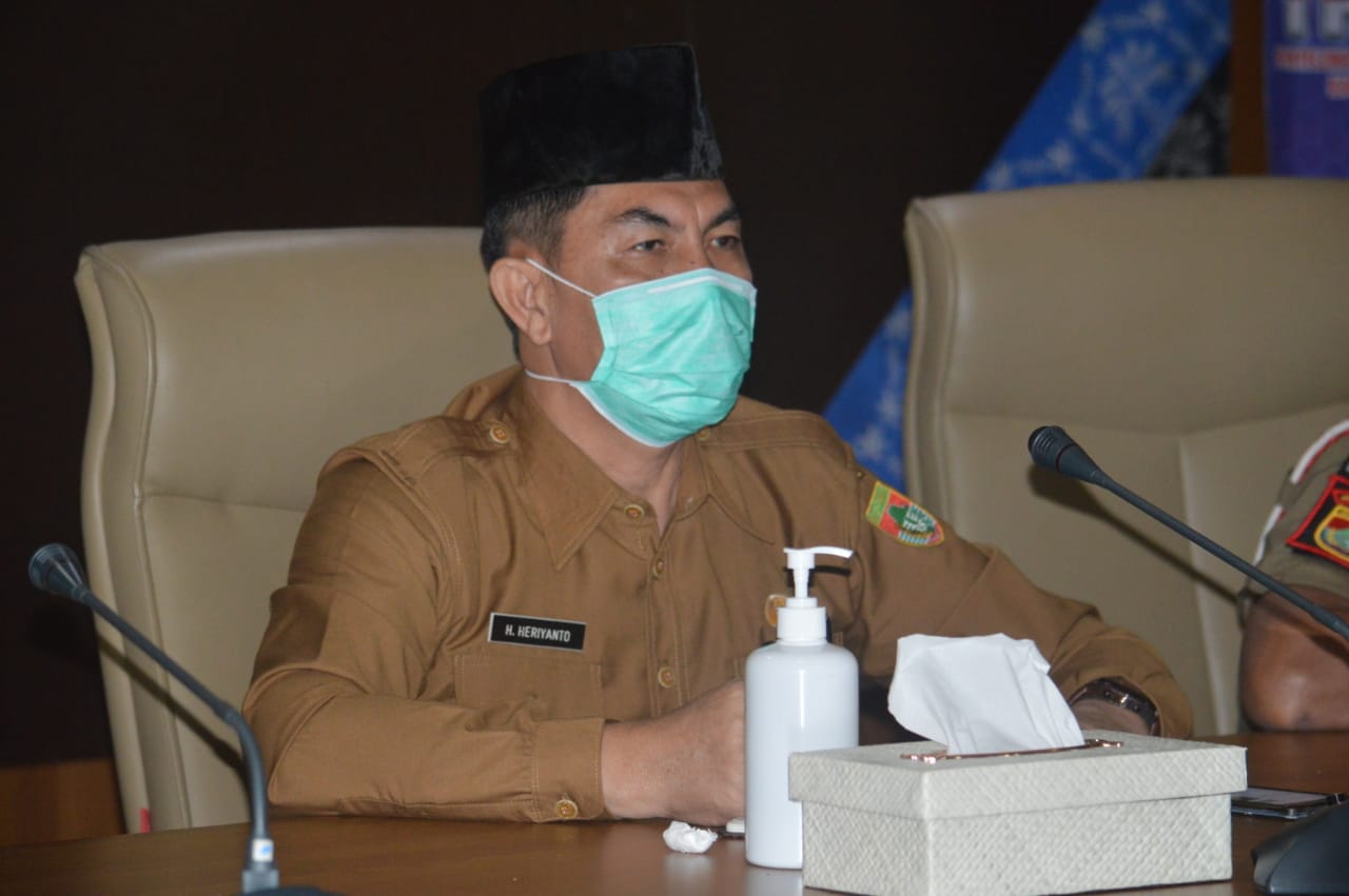 Via Vidcon, Asisten I Ikuti Sosialisasi Permendagri No 72 Tahun 2020 Bersama Dirjen Bina Pemdes