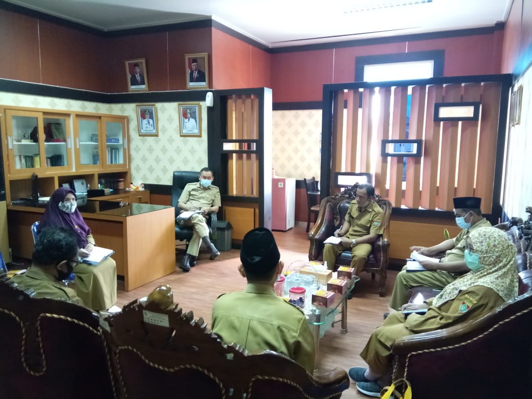 Asisten II Pimpin Rakor Tindaklanjut BBWSS VIII Tentang Rencana Pengeringan di Wilayah Kelingi-Tugum