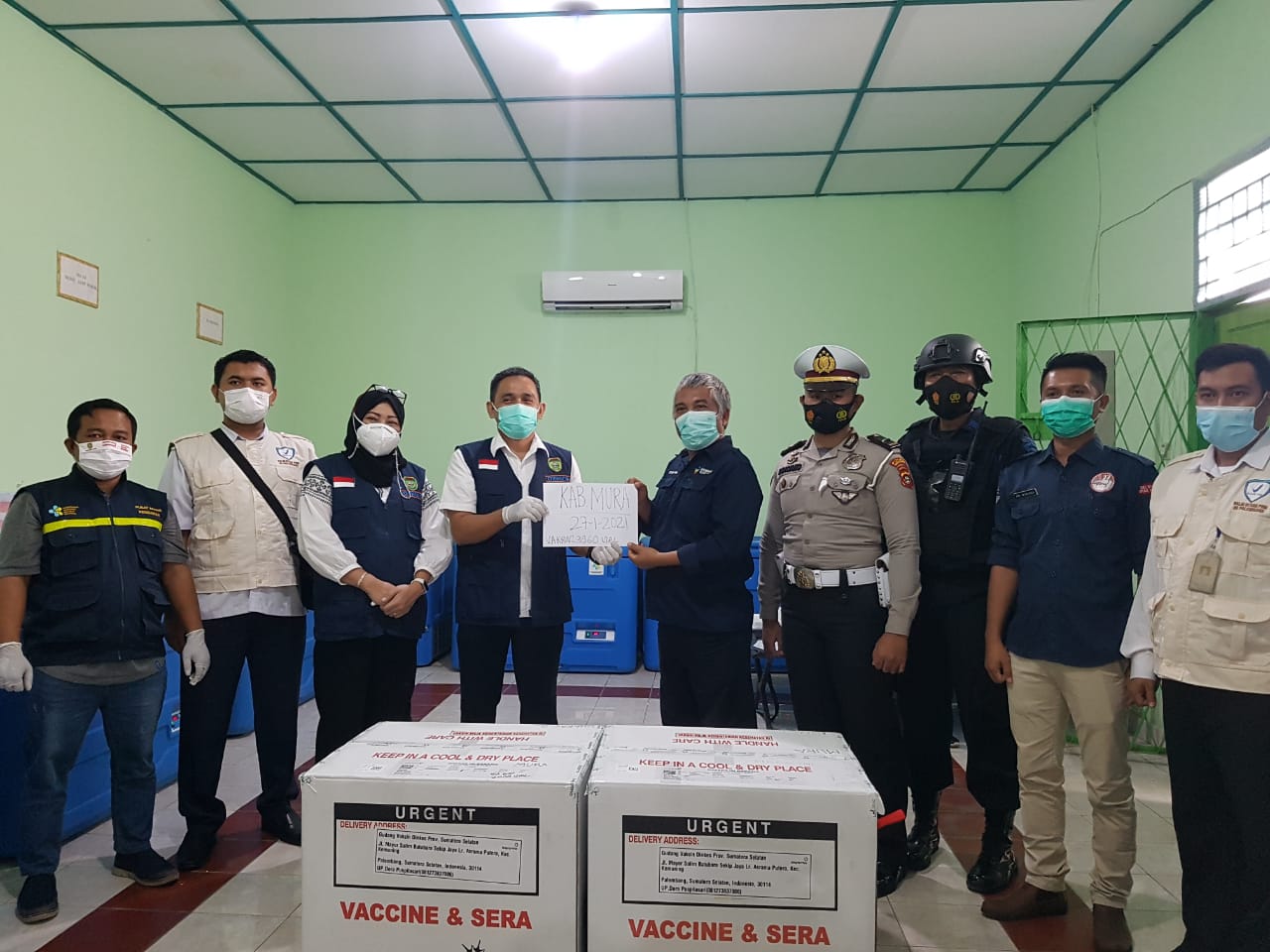 Setelah Lakukan Penjemputan Vaksin di Dinkes Provinsi, Berikut Jadwal Vaksinasi Di Musi Rawas