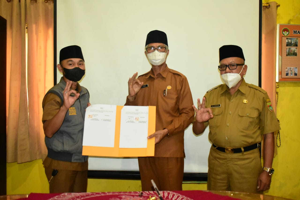 Penandatangan Perjanjian Kerjasama Pemanfaatan Data Kependudukan