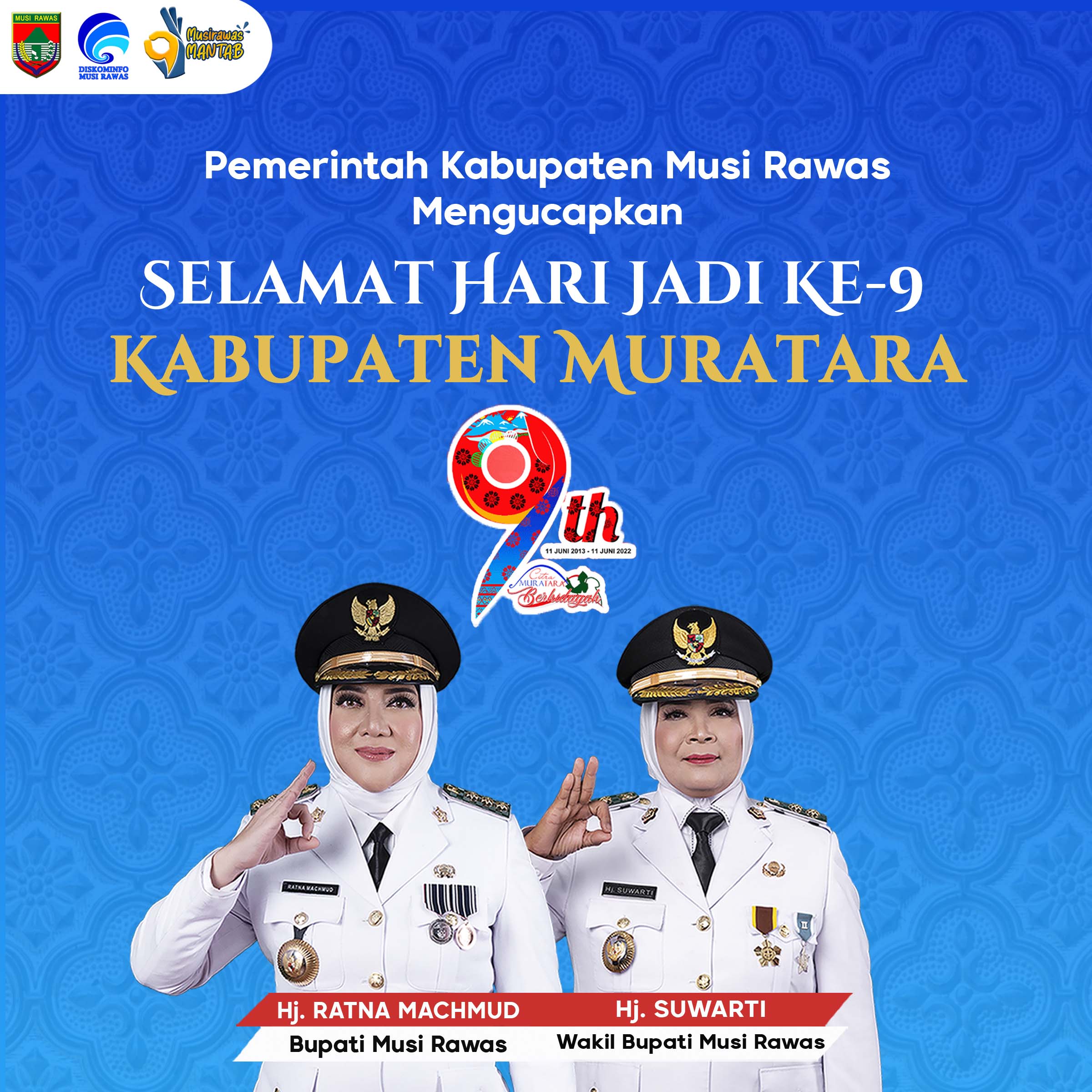 Selamat Hari Jadi Ke-9 Kabupaten Muratara