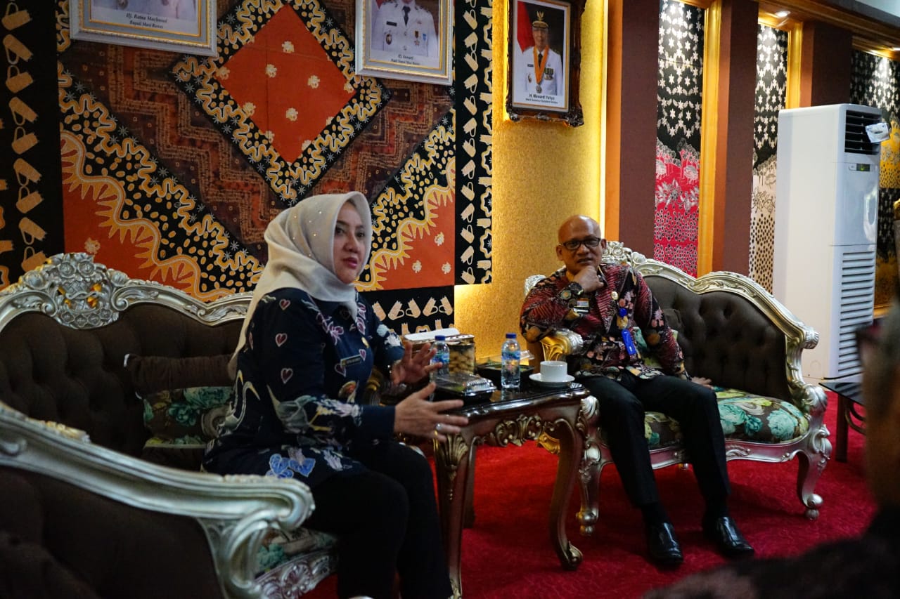 Silaturahmi Bupati Musi Rawas Hj Ratna Machmud bersama Ketua Pengadilan Agama Lubuklinggau